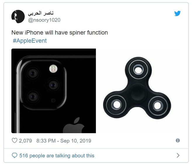 Vừa ra mắt, iPhone 11 đã bị chế nhạo là giống fidget spinner, quả dừa, bóng bowling, thậm chí là cả bếp từ - Ảnh 1.