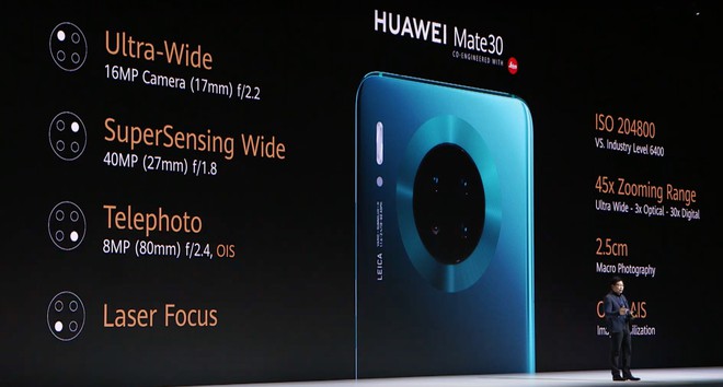 Huawei Mate 30 và Mate 30 Pro ra mắt: Màn hình chân trời, slow-motion 7680fps, loại bỏ nút vật lý, không có dịch vụ Google - Ảnh 24.