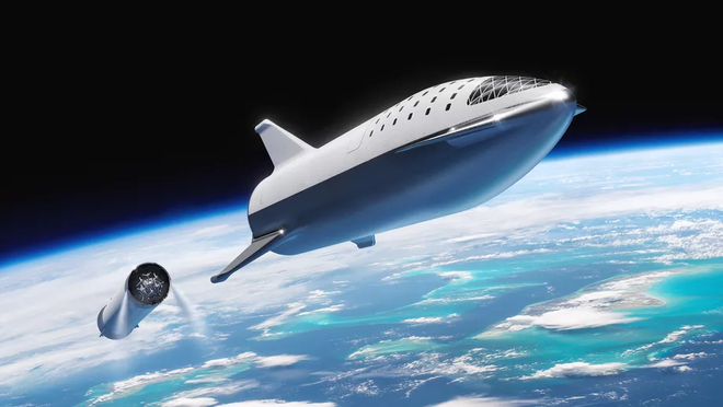 Elon Musk ra mắt hệ thống tên lửa Starship mới: mạnh gấp đôi hệ thống phóng Saturn 5 huyền thoại, khoang chứa được 100 người, có thể tự động đáp đất - Ảnh 2.