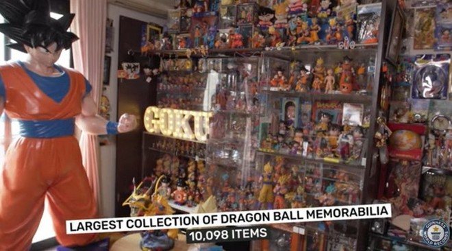 Fan ruột của bộ truyện tranh Dragon Ball phá kỷ lục thế với bộ sưu tập hơn 10 ngàn vật phẩm, chủ yếu là nhân vật Goku - Ảnh 4.