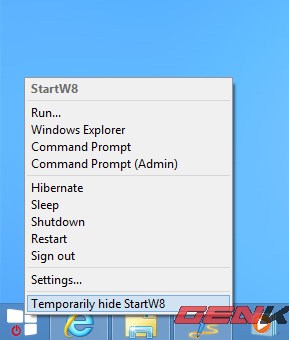 StartW8 - Thanh Start Menu đa năng cho Windows 8 2