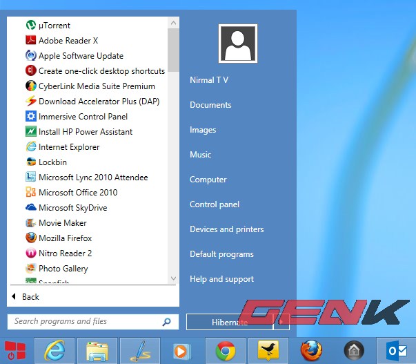 StartW8 - Thanh Start Menu đa năng cho Windows 8 1