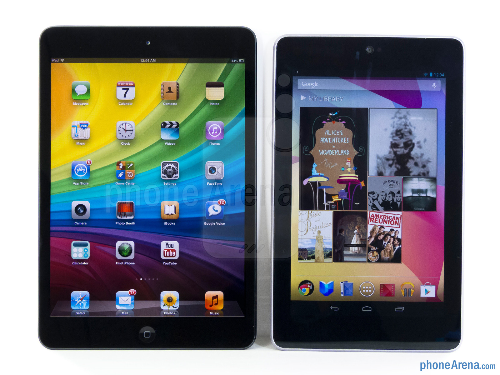 So sánh Apple iPad mini và Google Nexus 7 1