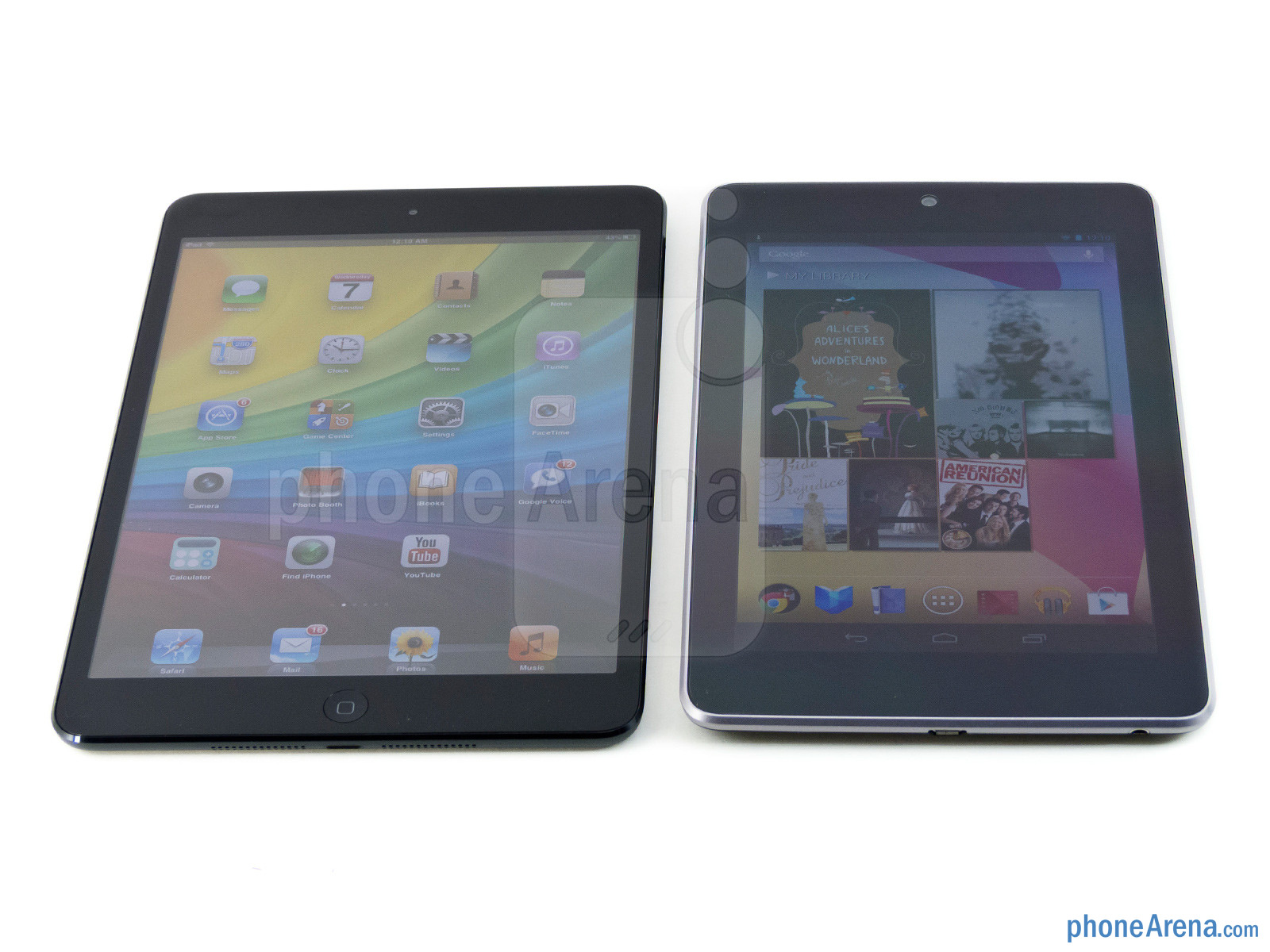 So sánh Apple iPad mini và Google Nexus 7 2