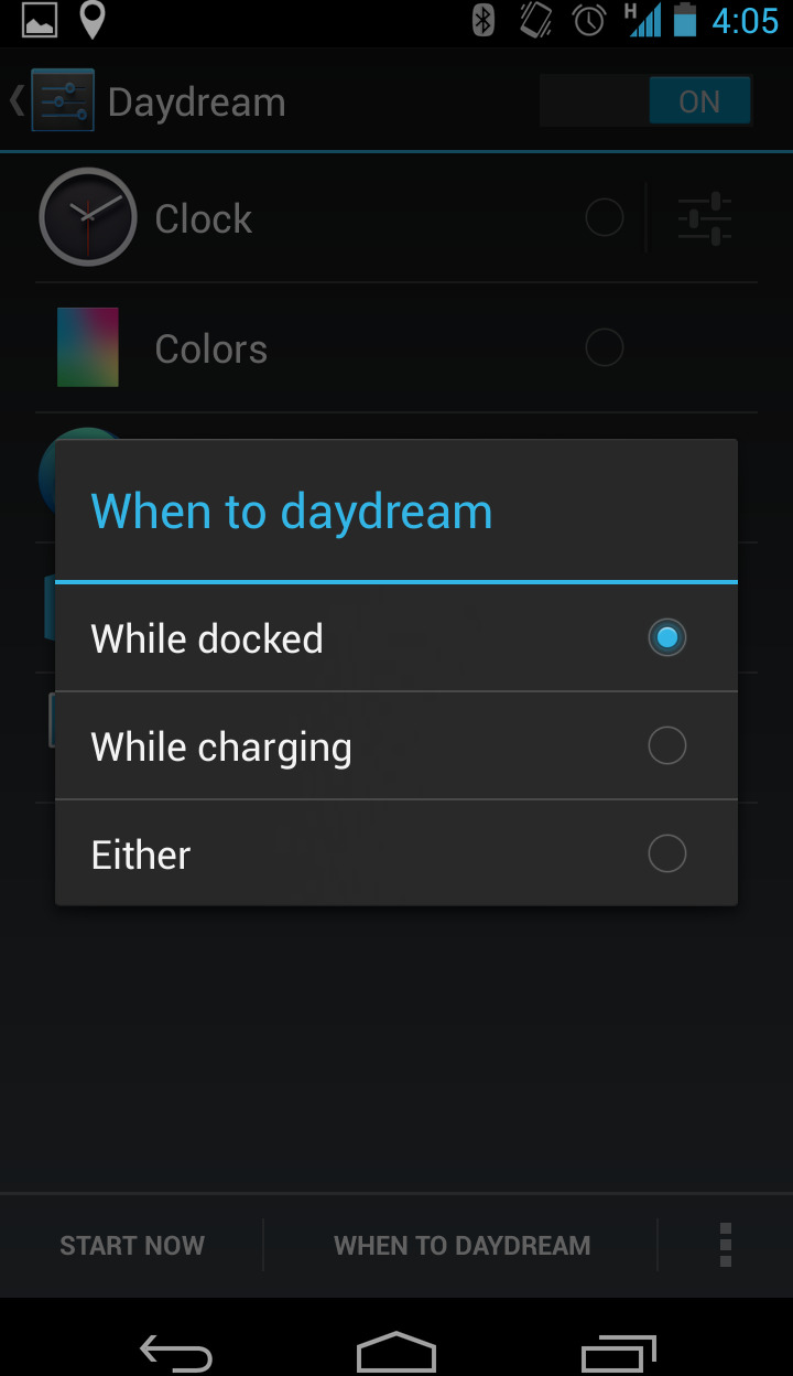 Daydream: Màn hình chờ sống động cho Android 4.2 2