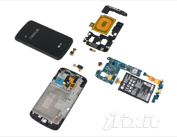 Săm soi nội thất smartphone Nexus 4 47