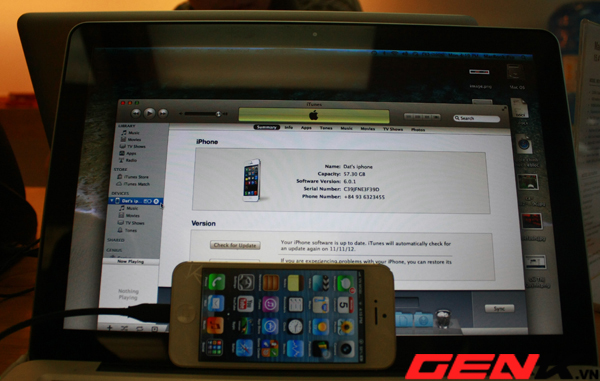 Xuất hiện cáp Lightning "nhái" cho iPhone 5 ở Việt Nam kết nối được với iTunes 8