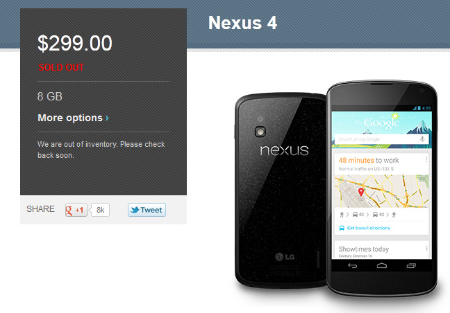 Nexus 4 thành công ngoài sức tưởng tượng 1