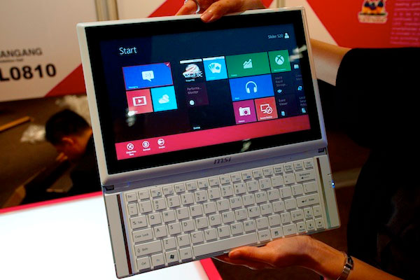 Tablet Windows 8 MSI Slider S20 bắt đầu được l&ecirc;n kệ 2