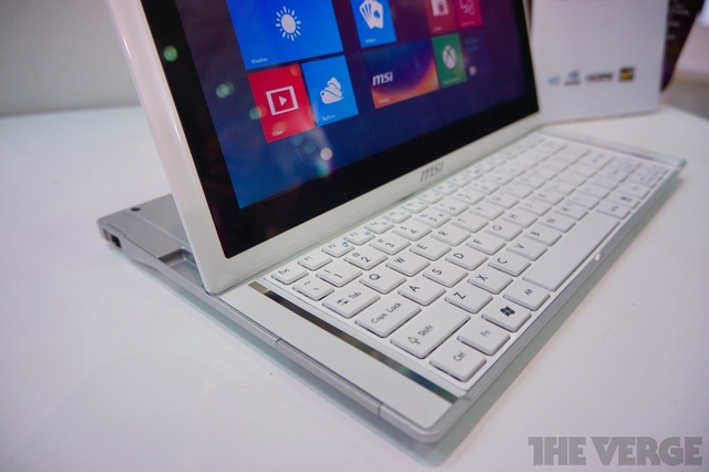 Tablet Windows 8 MSI Slider S20 bắt đầu được l&ecirc;n kệ 4