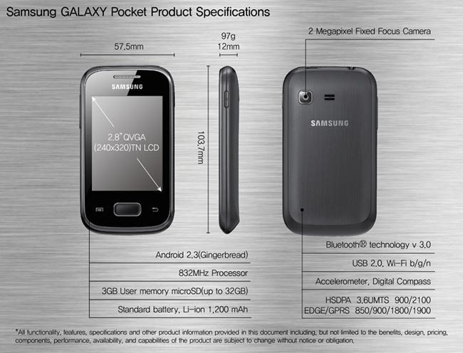 Lộ diện Galaxy Pocket Plus: Điện thoại gi&aacute; rẻ chạy Android ICS 2