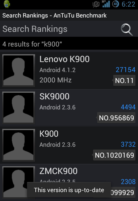 "Bá đạo" kết quả benchmark của Lenovo IdeaPhone K900 1