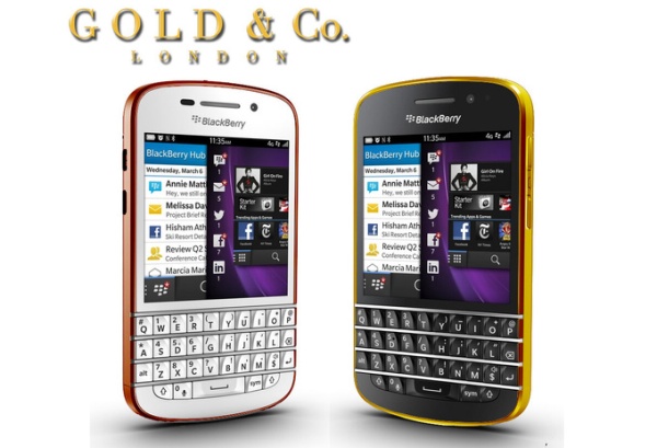 Sắp có BlackBerry Q10 mạ vàng, giá siêu đắt 1