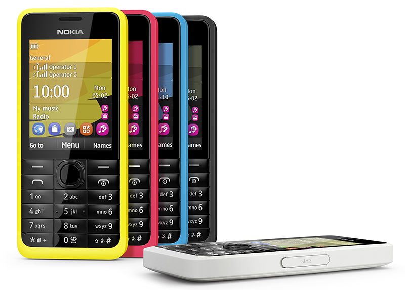 Nokia giới thiệu 2 điện thoại phổ thông 105 và 301 với pin "siêu bền" 3