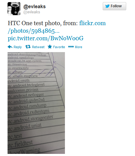 Lộ diện ảnh chụp từ camera của HTC One 1