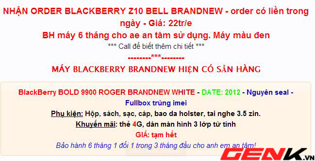 BlackBerry Z10 rục rịch về Việt Nam theo đường xách tay, giá từ 18 triệu đồng 4
