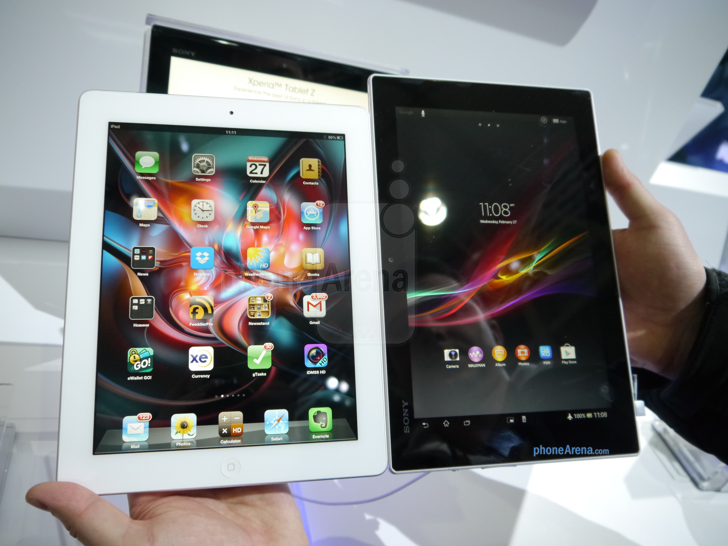 Sony Xperia Tablet Z "đọ dáng" cùng iPad 4 3