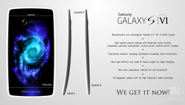 Galaxy S IV: Thiết kế tuyệt đẹp, có thể bẻ cong 6