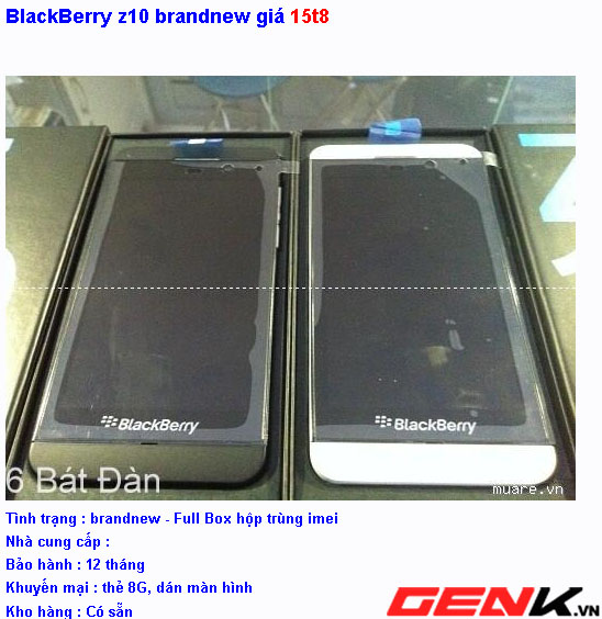 BlackBerry Z10: Hàng về nhiều, giá giảm mạnh 2