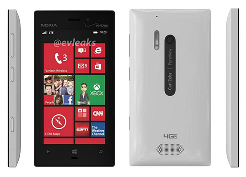 Tiếp tục rò rỉ hình ảnh Lumia 928 màu trắng 1