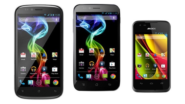 Archos giới thiệu loạt điện thoại giá rẻ chạy Android nguyên bản 1