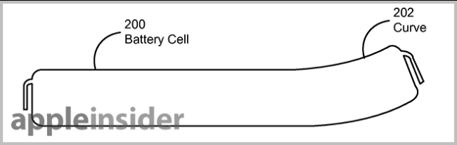 Apple đăng ký bằng sáng chế pin "cong" và pin "linh hoạt" 1