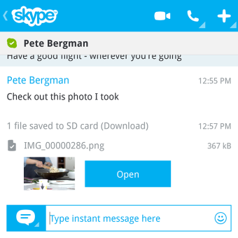 BlackBerry Z10 và Q10 đã có ứng dụng Skype 2