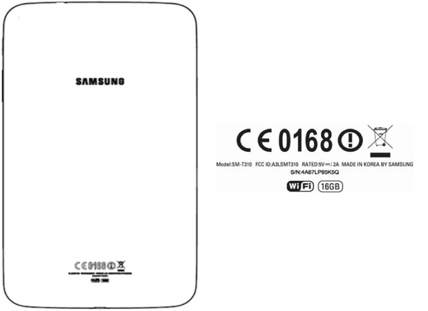 FCC công bố thiết bị mới của Samsung, có thể là tablet Galaxy Tab 3 8.0 1