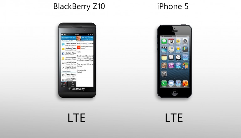 So sánh sơ bộ BlackBerry Z10 và iPhone 5 2