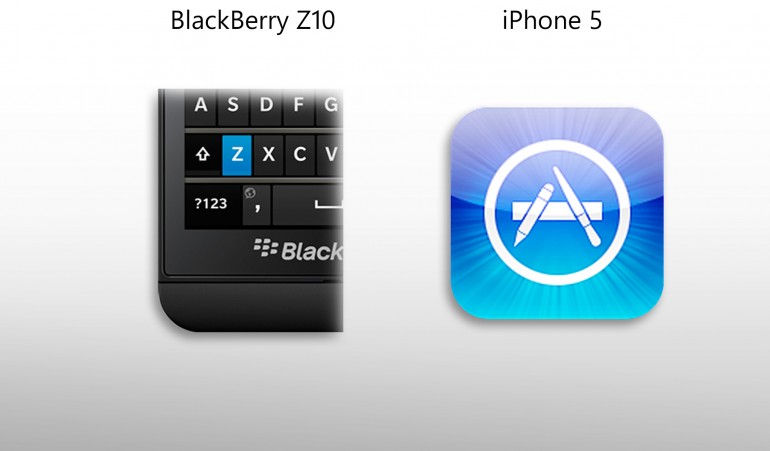 So sánh sơ bộ BlackBerry Z10 và iPhone 5 6