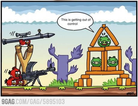 Khi Angry Bird tức giận 1