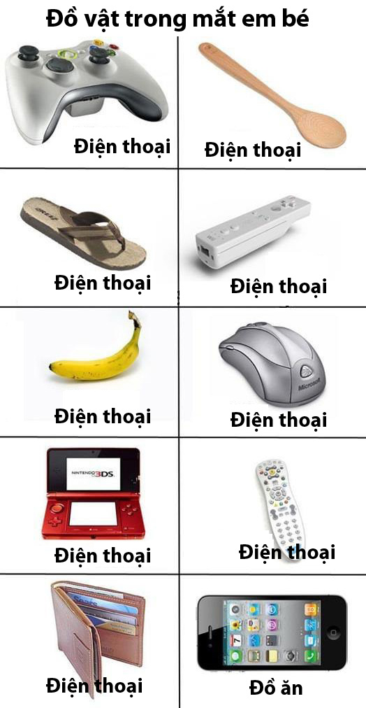 Đồ vật trong mắt b&eacute; 1