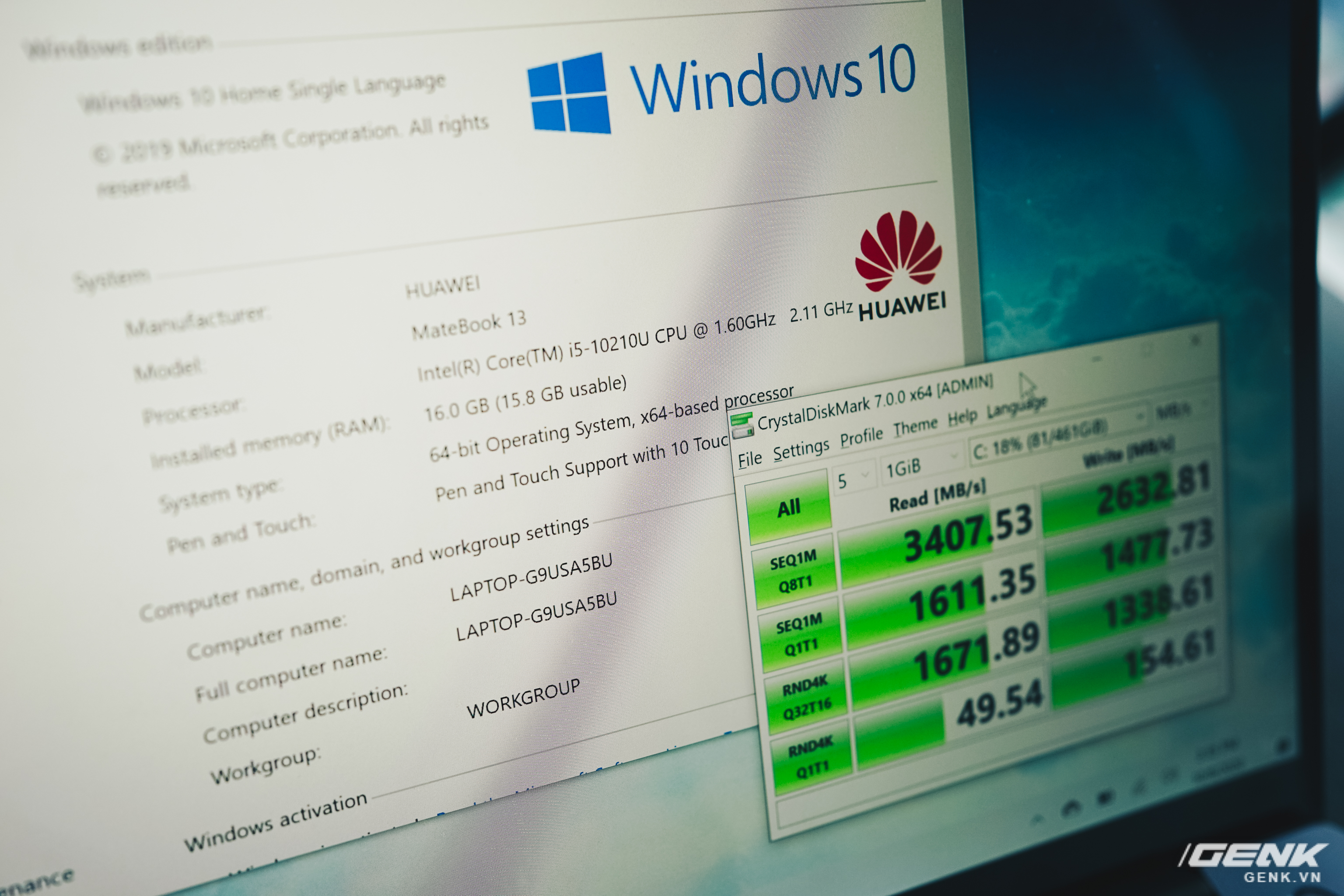 Đánh giá Huawei MateBook 13: Ultrabook tốt nếu người dùng chấp nhận vượt qua rào cản thương hiệu (và thời lượng pin tệ hại) - Ảnh 6. Đánh giá Huawei MateBook 13: Ultrabook tốt nếu người dùng chấp nhận vượt qua rào cản thương hiệu (và thời lượng pin tệ hại) - Ảnh 6.