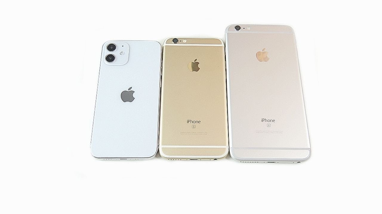 Мини сравнение. Iphone 6 vs 12 Mini. 12 Mini vs 6s. Iphone 12 Mini и iphone 6s. Iphone 6s Plus vs iphone 12 Mini.