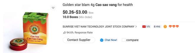 Cao Sao Vàng huyền thoại của Việt Nam giờ thành hàng hot trên các sàn mua bán thế giới, giá lên tới cả triệu đồng mỗi hộp - Ảnh 2.