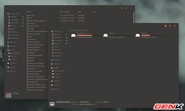 Hướng dẫn cài ko-Z for Windows 10, thêm một giao diện nền tối cực chất dành cho bạn - Ảnh 1. Hướng dẫn cài ko-Z for Windows 10, thêm một giao diện nền tối cực chất dành cho bạn - Ảnh 1.