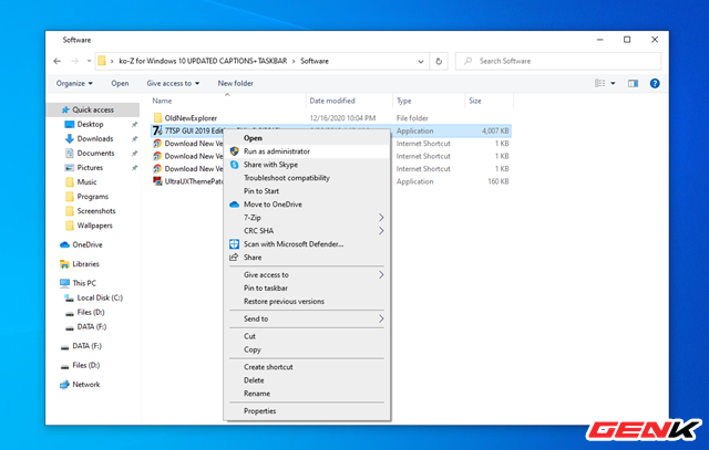 Hướng dẫn cài ko-Z for Windows 10, thêm một giao diện nền tối cực chất dành cho bạn - Ảnh 10. Hướng dẫn cài ko-Z for Windows 10, thêm một giao diện nền tối cực chất dành cho bạn - Ảnh 10.