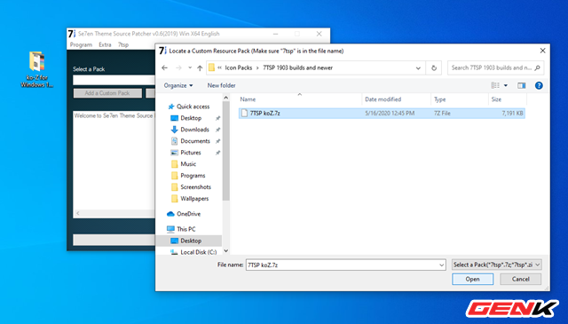 Hướng dẫn cài ko-Z for Windows 10, thêm một giao diện nền tối cực chất dành cho bạn - Ảnh 11.