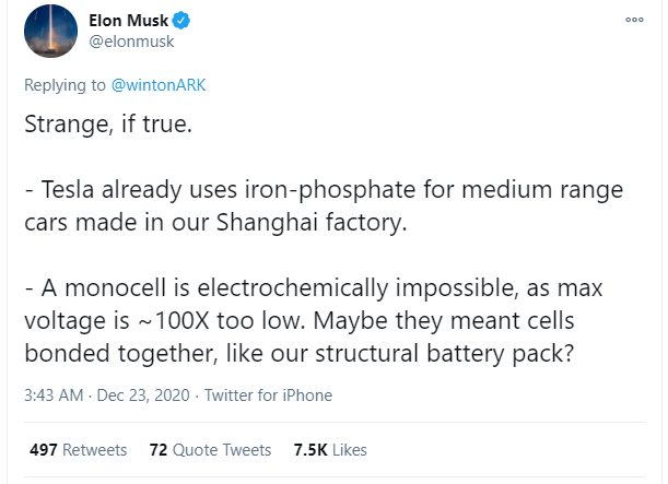 Elon Musk ngạc nhiên về pin xe điện đột phá của Apple - toàn những điều Tesla đã làm từ lâu - Ảnh 2.