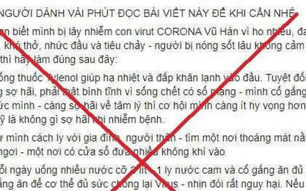 Nam thanh niên đăng tin sai sự thật về cách chữa dịch Covid-19 trên mạng xã hội bị phạt 12,5 triệu - Ảnh 1.