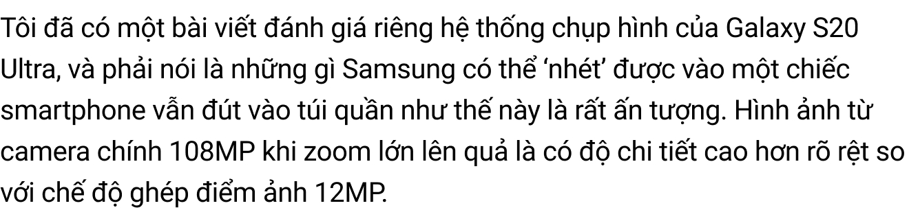 Đánh giá chi tiết Samsung Galaxy S20 Ultra: Câu chuyện của những con số vượt giới hạn - Ảnh 24.