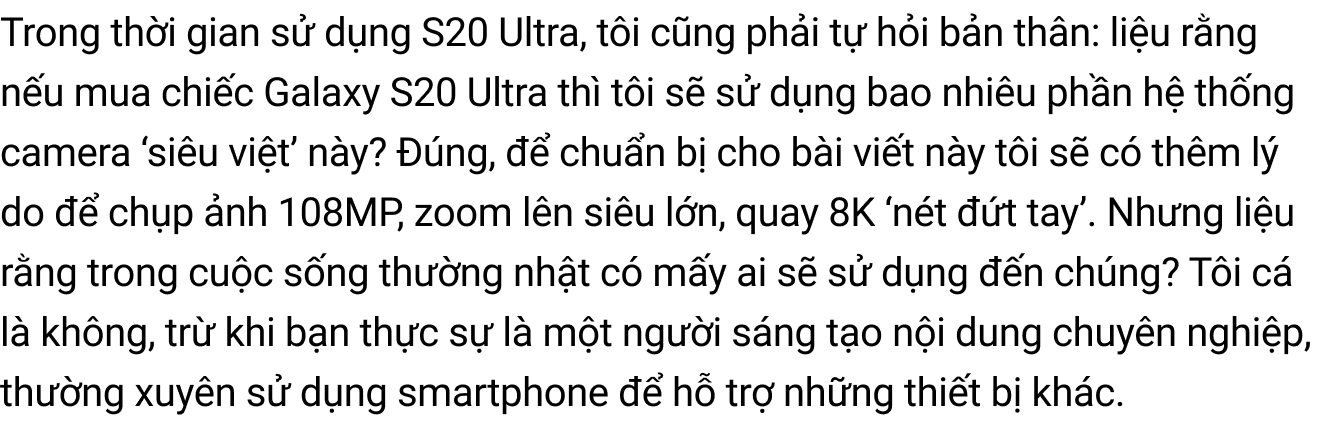 Đánh giá chi tiết Samsung Galaxy S20 Ultra: Câu chuyện của những con số vượt giới hạn - Ảnh 31.