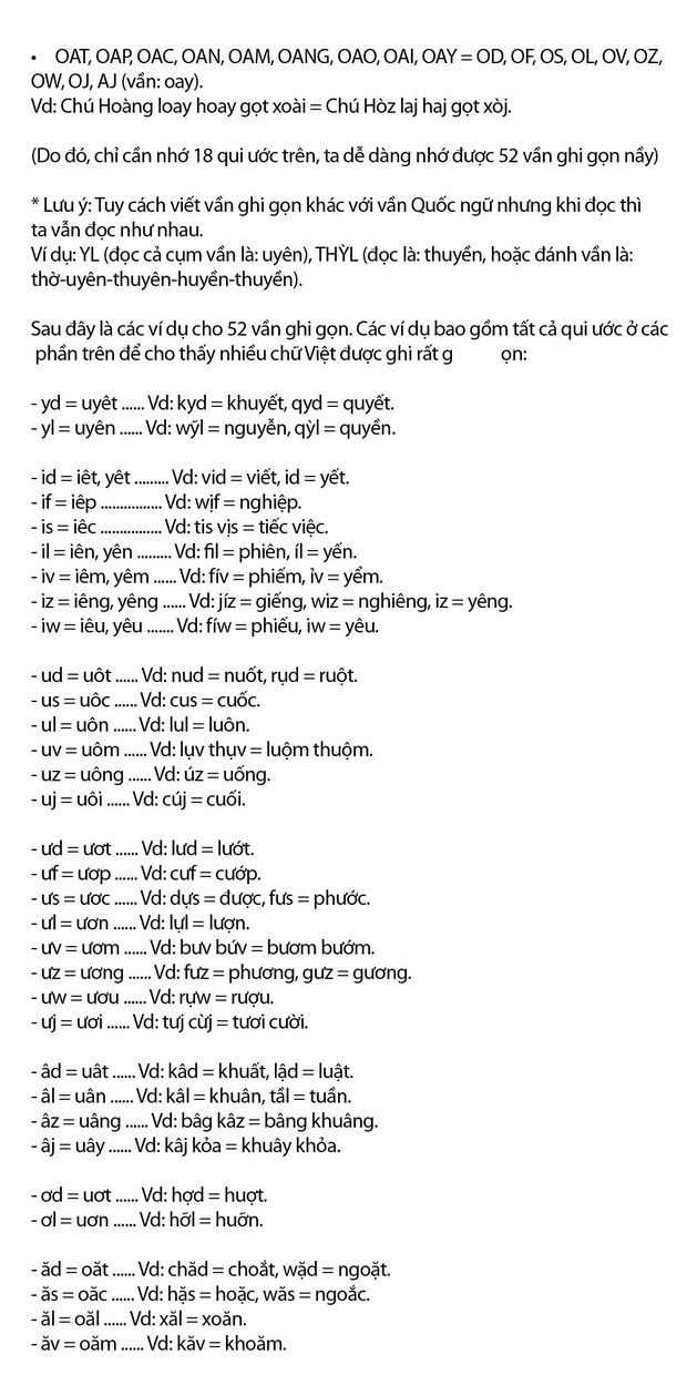 Chi tiết “Chữ Việt Nam song song 4.0” vừa được cấp bản quyền: Zuw zoif val ziwf emy, ond aol val lagh les - Ảnh 4.
