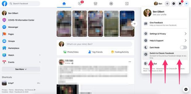 Facebook web update giao diện đen sì cho tất cả người dùng Việt Nam, bạn đã biết cách đổi ngay chưa? - Ảnh 4.