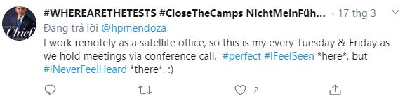 Tôi làm việc từ xa trong 1 văn phòng vệ tinh, và đây chính xác là những gì tôi phải trải qua mỗi thứ 3 và thứ 6 hàng tuần, khi chúng tôi tiến hành họp online.