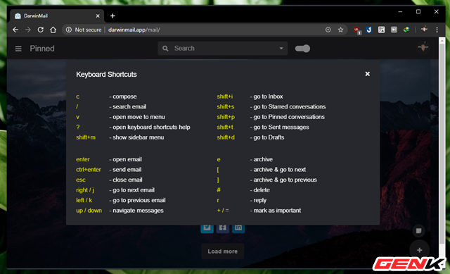 Ngoài ra, Darwin Mail còn có một số tính năng đáng chú ý khác như Hotkeys (thao tác chức năng trên hộp thư qua phím tắt), Signature (thêm chữ ký email tự động vào email mới) và Templates (tạo và lưu mẫu email tùy chỉnh mà bạn có thể sử dụng sau này để tạo email nhanh chóng).