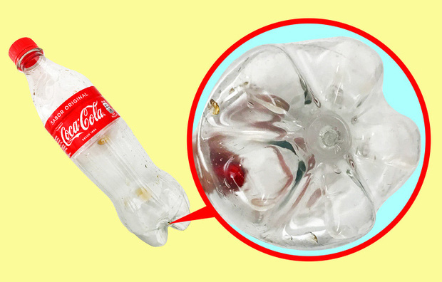  Uống nước ngọt có ga bao năm nay, bạn có thắc mắc vì sao chai nhựa luôn có phần đáy chẳng bao giờ bằng phẳng không?  - Ảnh 4.