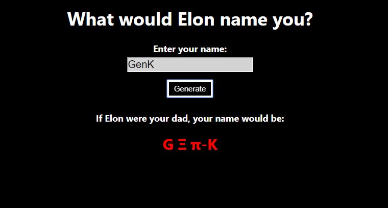 Tên bạn sẽ là gì nếu được Elon Musk đặt tên theo phong cách X Æ A-12? - Ảnh 2. Tên bạn sẽ là gì nếu được Elon Musk đặt tên theo phong cách X Æ A-12? - Ảnh 2.