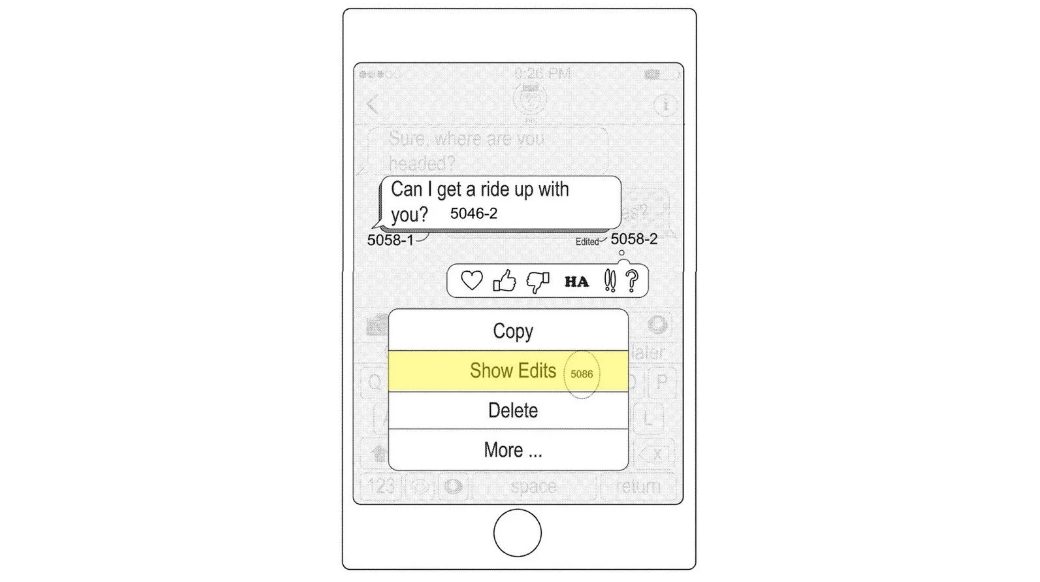 Bằng sáng chế cho thấy iMessage có thể chỉnh sửa tin nhắn đã gửi trong tương lai - Ảnh 1.