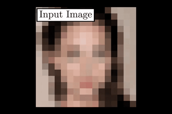 AI hô biến ảnh chân dung mờ đến mức không thể thấy rõ được mặt thành ảnh sắc nét gấp 64 lần - Ảnh 1.